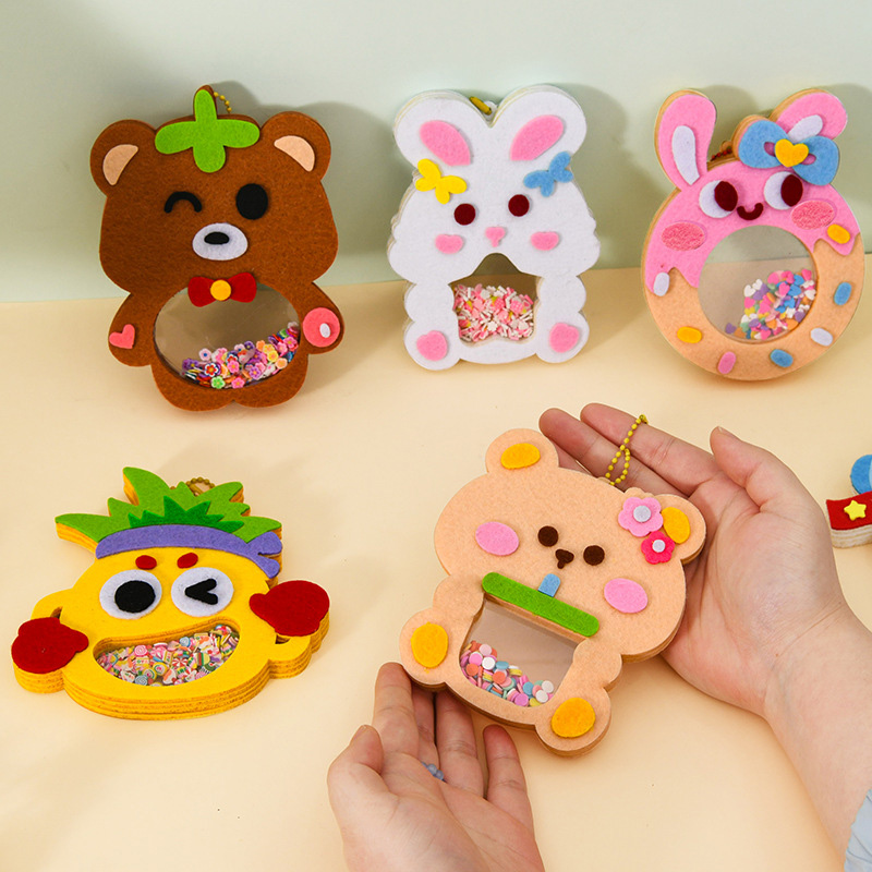 Soap Making Kit For Kids - การ์ตูนไม่ทอ Shake จี้ DIY วัสดุชุดเด็กง่ายวางอุปกรณ์เสริมงานฝีมือทําด้วยมือ Shaker