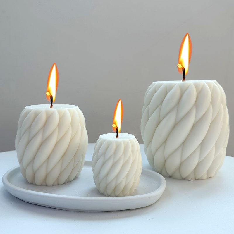 Soap Making Additives - 3D หมุน Raindrops ซิลิโคนเทียนแม่พิมพ์ DIY ศิลปะบทคัดย่อหัตถกรรมเทียนหอมสบู่แม่พิมพ์ทําปูนปลาสเตอร์เรซินแม่พิมพ์หล่อ