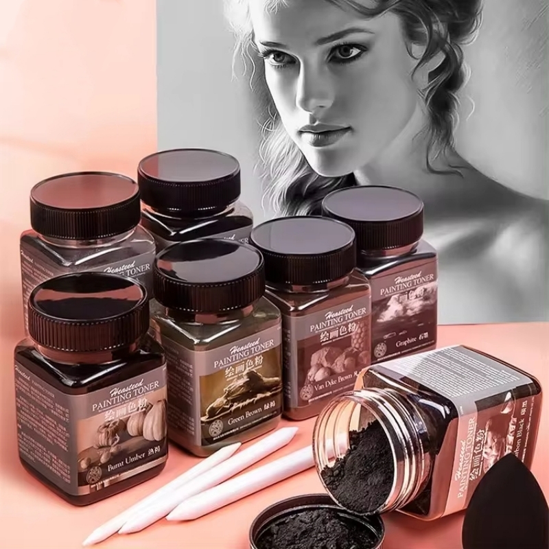 70-120G ภาพวาด Toner คาร์บอนสี - Activated Charcoal Powder บทวิจารณ์และราคา