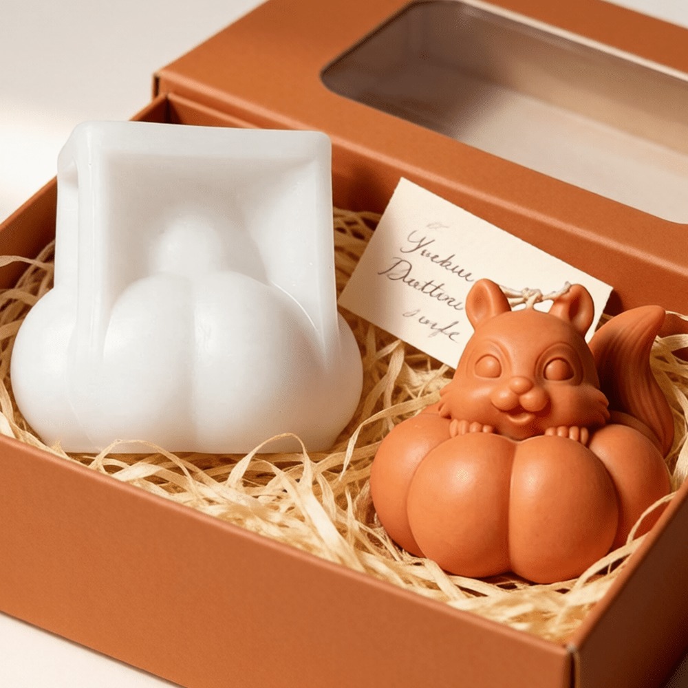แม่พิมพ์ซิลิโคนรูปกระรอกและฟัก - Soap Making Friend บทวิจารณ์และราคา
