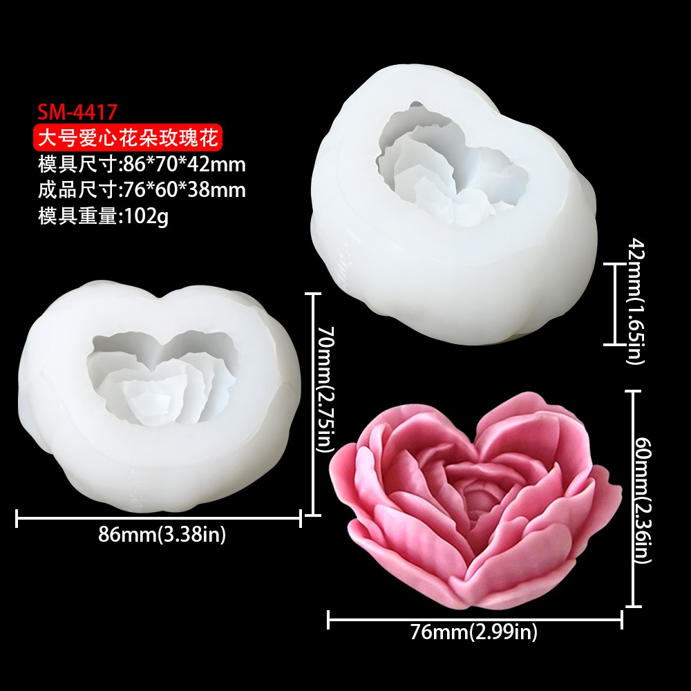 แม่พิมพ์ซิลิโคนรูปดอกไม้ 3 มิต - Quality Soap Making Kit บทวิจารณ์และราคา