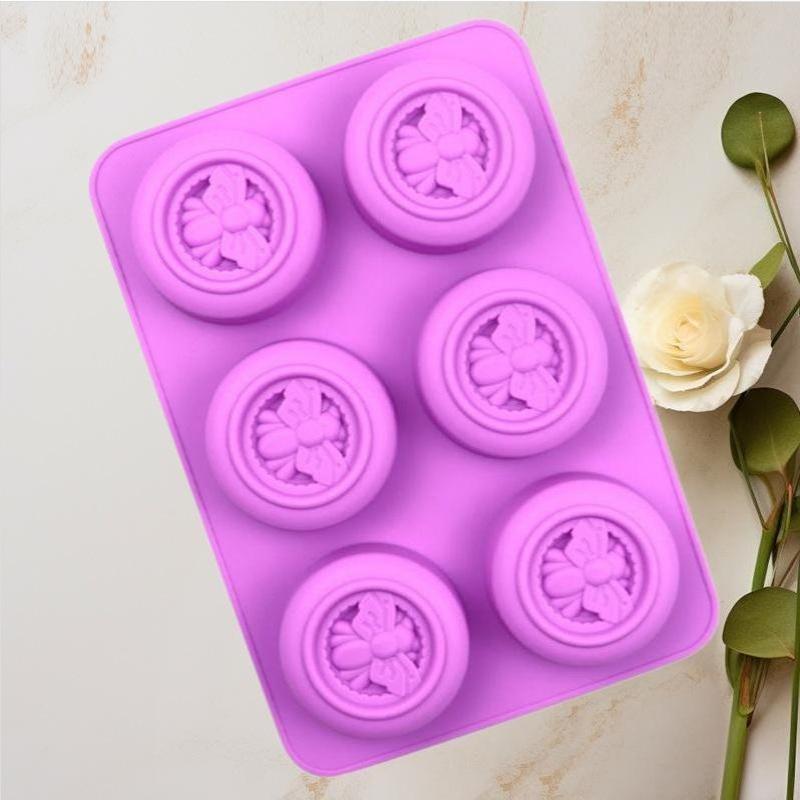 แม่พิมพ์ซิลิโคนลายผึ้งทรงกลม 6 - Soap Making Additives บทวิจารณ์และราคา