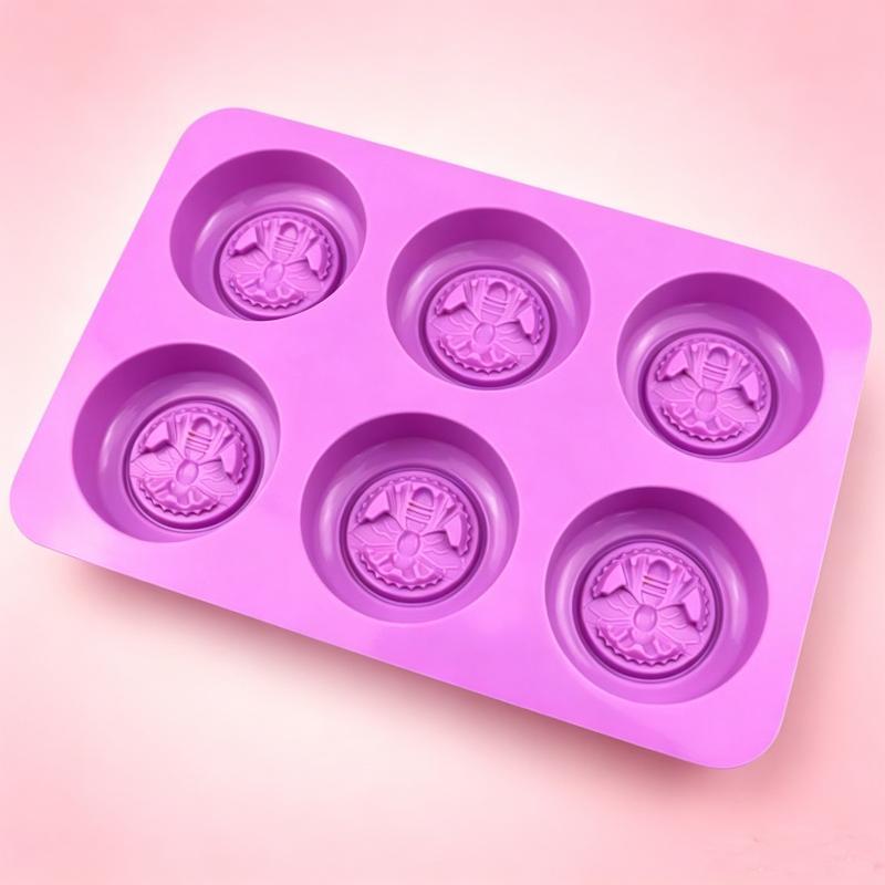 แม่พิมพ์ซิลิโคนลายผึ้งทรงกลม 6 - Soap Making Additives บทวิจารณ์และราคา