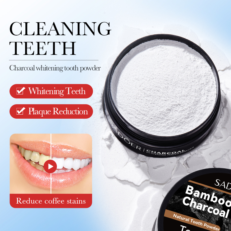 ผงฟอกฟันขาวด้วยถ่านไม้ไผ่ ช่วย - Activated Charcoal Powder บทวิจารณ์และราคา