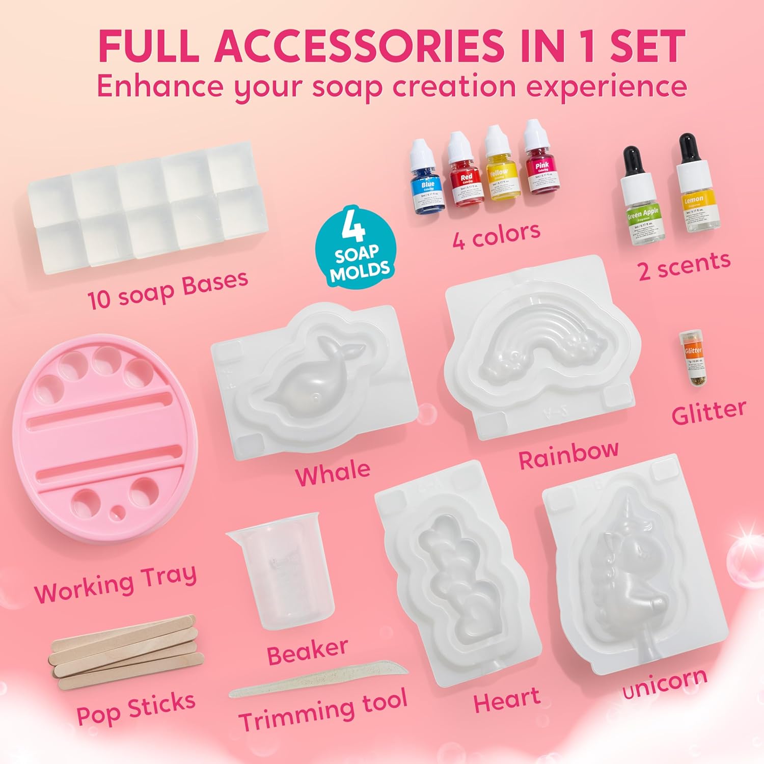 ชุดทำสบู่ยูนิคอร์น JOYFY งานฝี - Soap Making Kit For Kids บทวิจารณ์และราคา