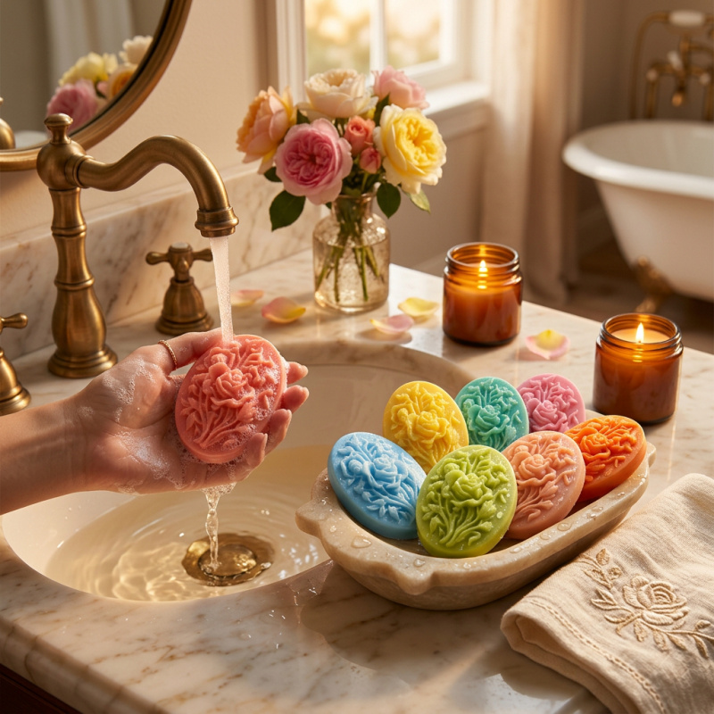 แม่พิมพ์ซิลิโคน 4 ชิ้นรูปทรงดอ - Soap Making Supplies บทวิจารณ์และราคา