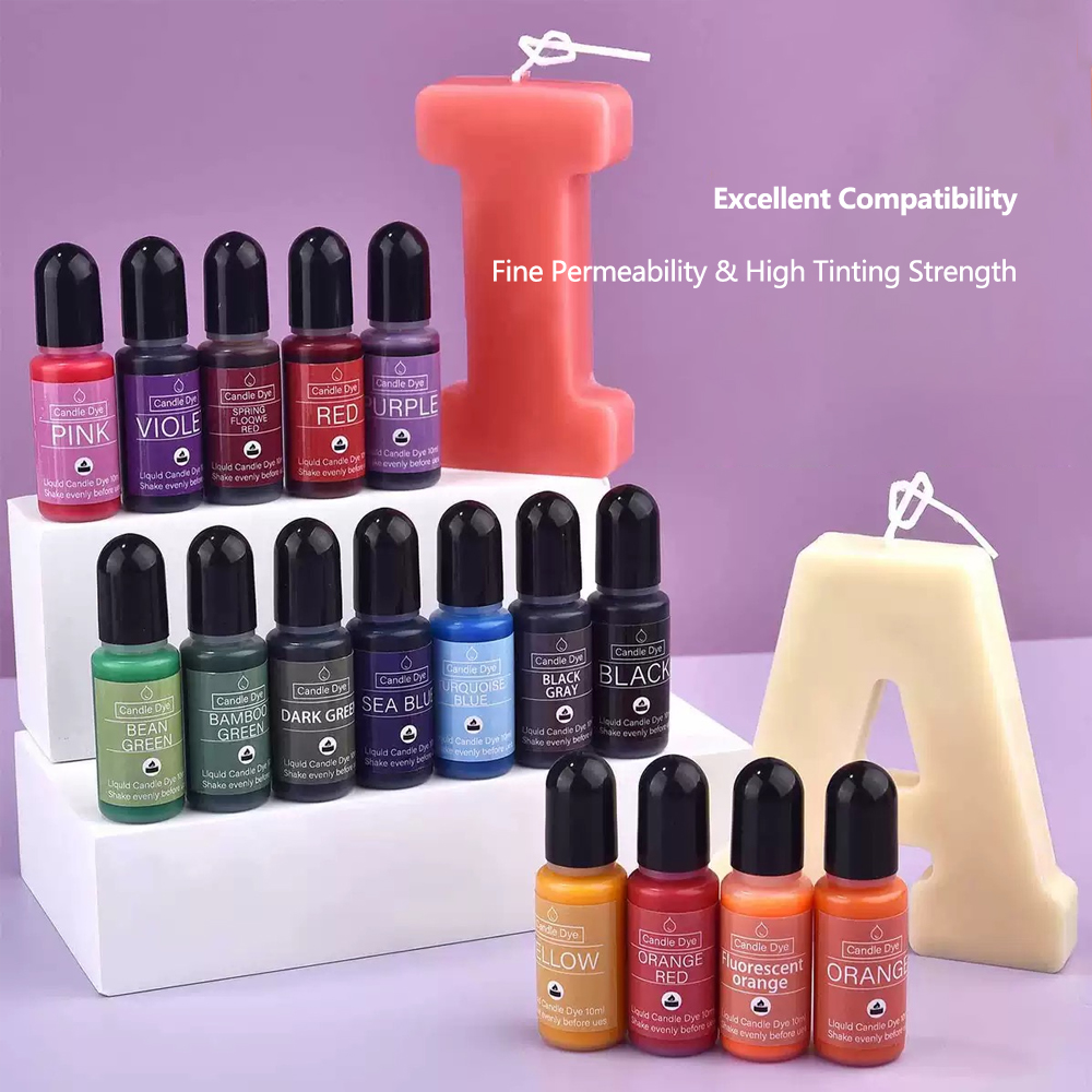 สีผสมเทียนใส 10 มล. หลายสี สำห - Soap Making Additives บทวิจารณ์และราคา