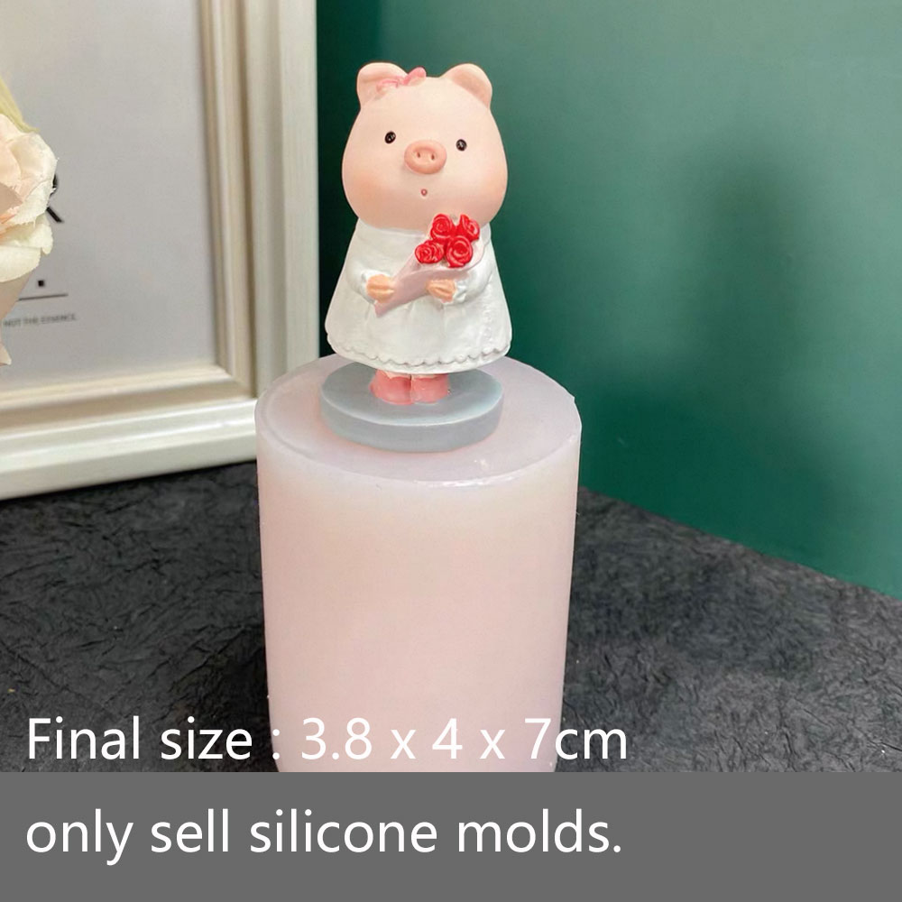 แม่พิมพ์ซิลิโคนรูปหมูนำโชค สำห - Soap Making Friend บทวิจารณ์และราคา