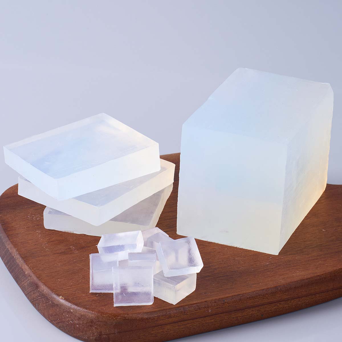 สบู่กลีเซอรีนใสสีขาว 1000 กรัม - Soap Making Base บทวิจารณ์และราคา