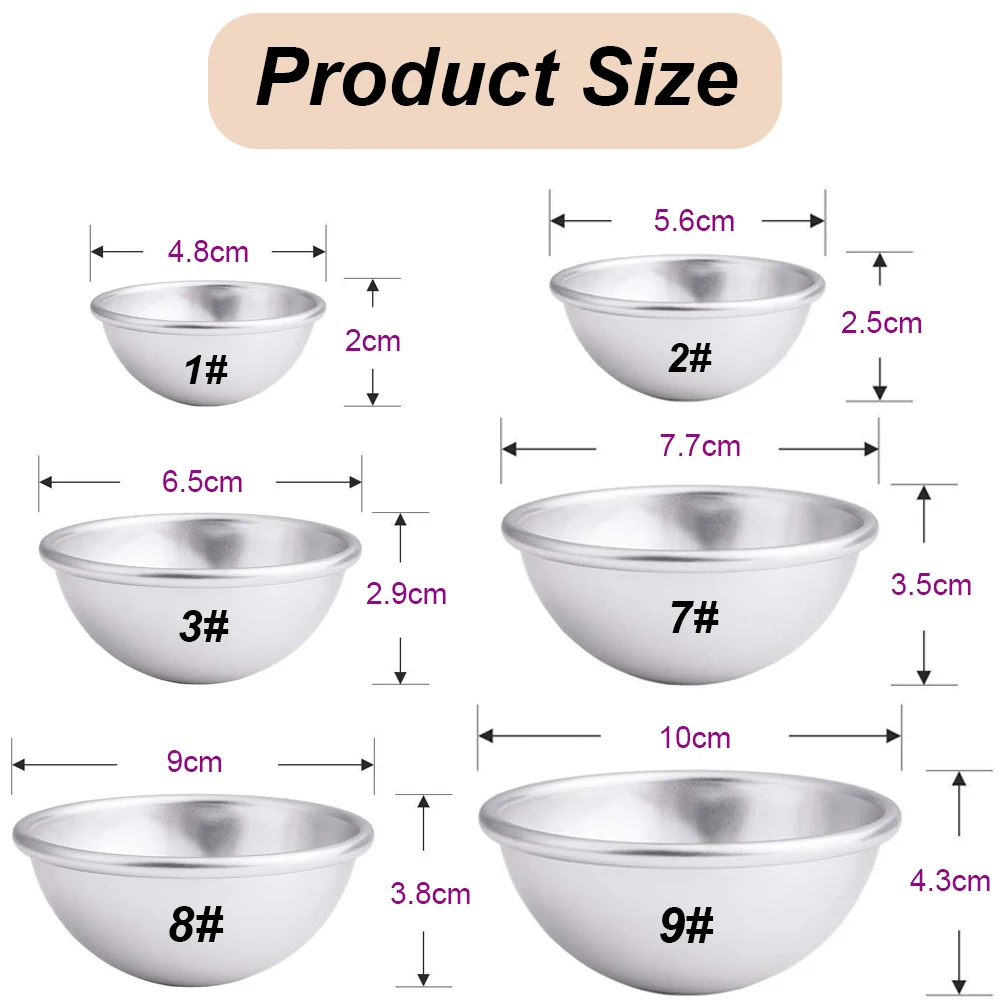 4 ชิ้น/ชุด แม่พิมพ์ลูกบอลทรงกล - Soap Making Base บทวิจารณ์และราคา