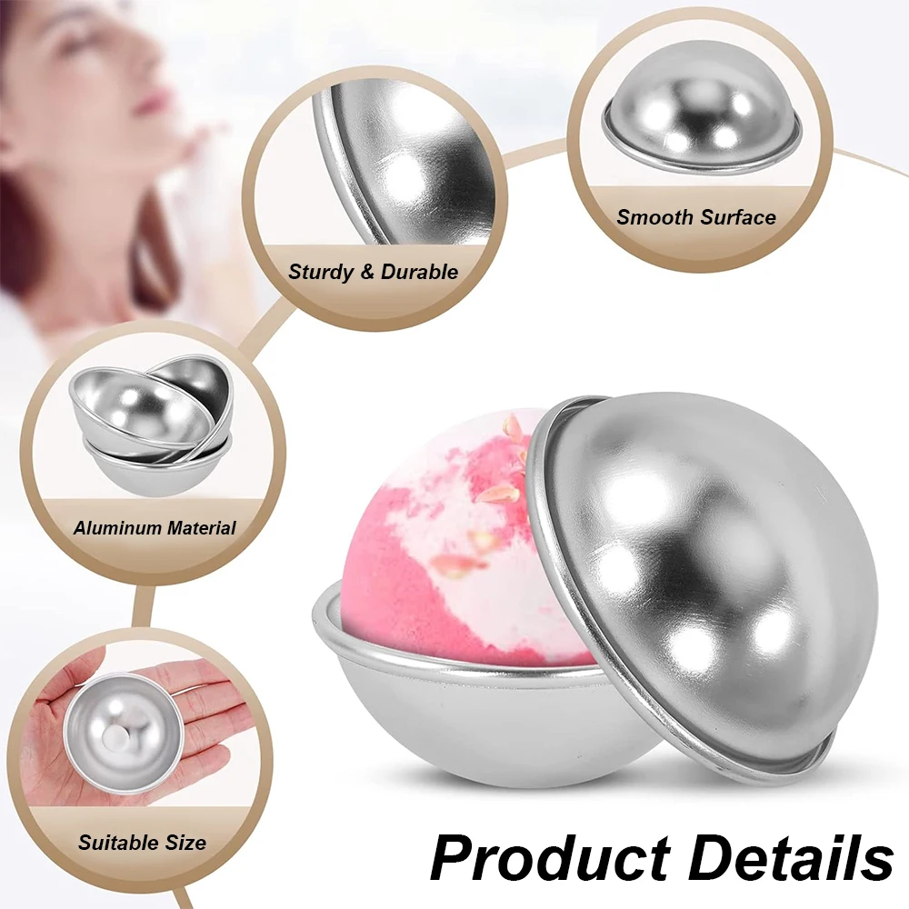 4 ชิ้น/ชุด แม่พิมพ์ลูกบอลทรงกล - Soap Making Base บทวิจารณ์และราคา