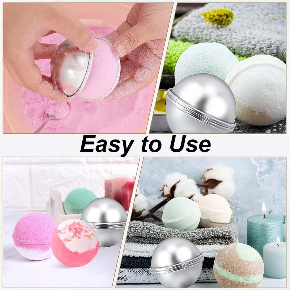 4 ชิ้น/ชุด แม่พิมพ์ลูกบอลทรงกล - Soap Making Base บทวิจารณ์และราคา