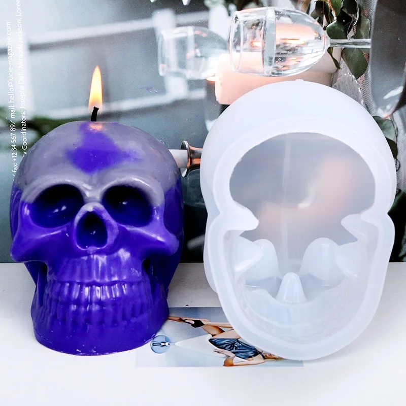 แม่พิมพ์เทียนกะโหลกซิลิโคน3มิต - Soap Making Supplies บทวิจารณ์และราคา